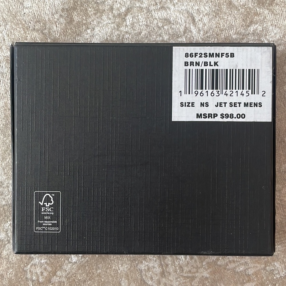 Brand New Michael Kors Jet Set Men’s Slim Billfold Brown & Black Logo Wallet - Picture 13 of 15
